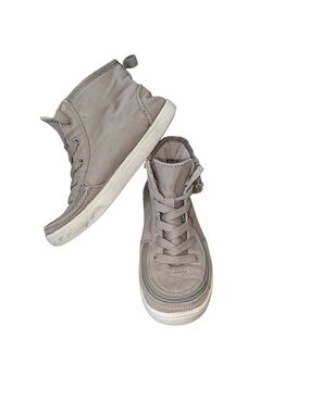 Billy Footwear gray high-top adaptive sneakers 1 youth